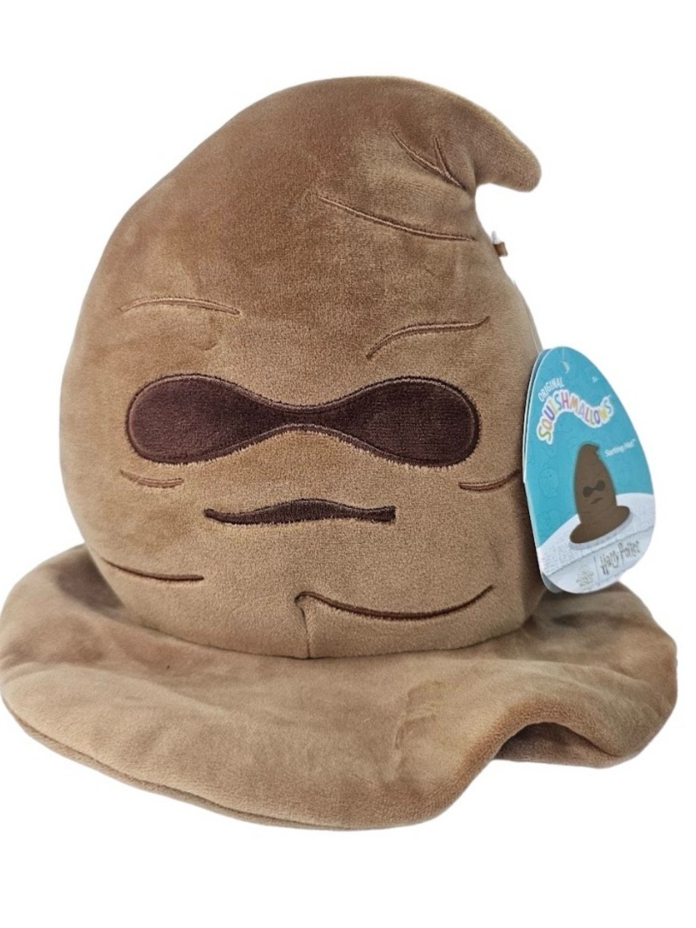 Squishmallows Harry Potter Sorting Hat Plush - Brown 8” NEW